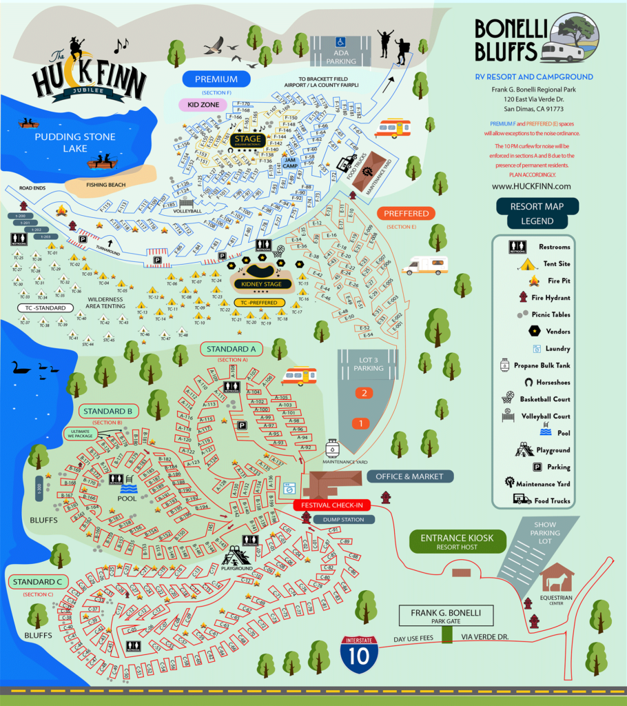2023 Huck Finn Festival Map Huck Finn Jubilee